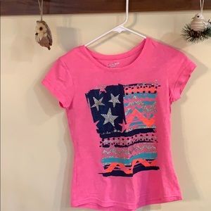 Girls Size 16 Patriotic T-Shirt